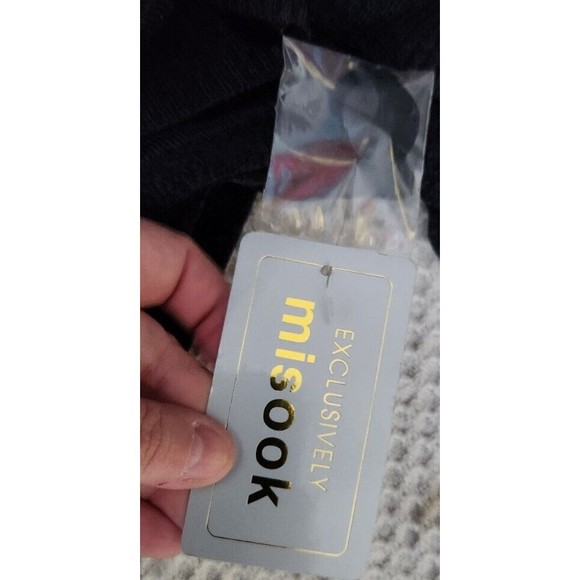 Exclusively Misook Cardigan Sweater Womens S Heathered Gray Button Collared NWT - Picture 11 of 11